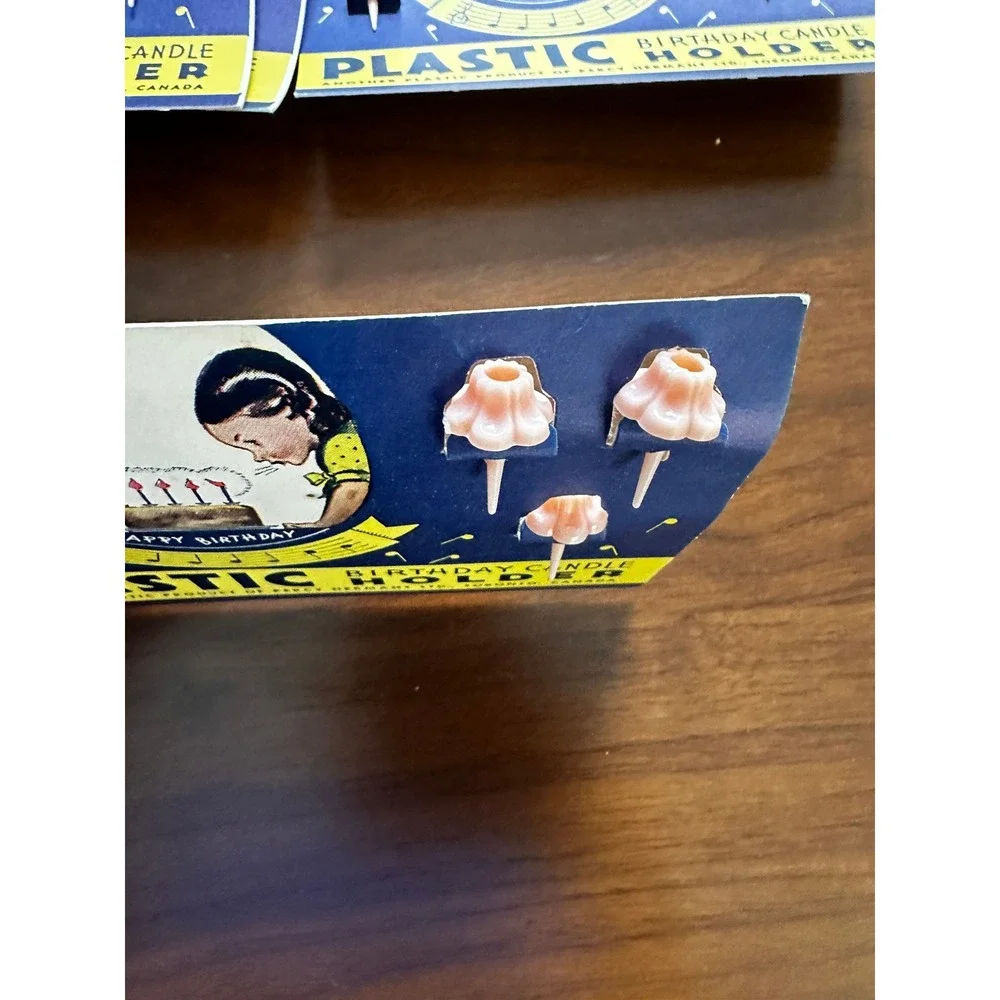 NOS cake candle holders